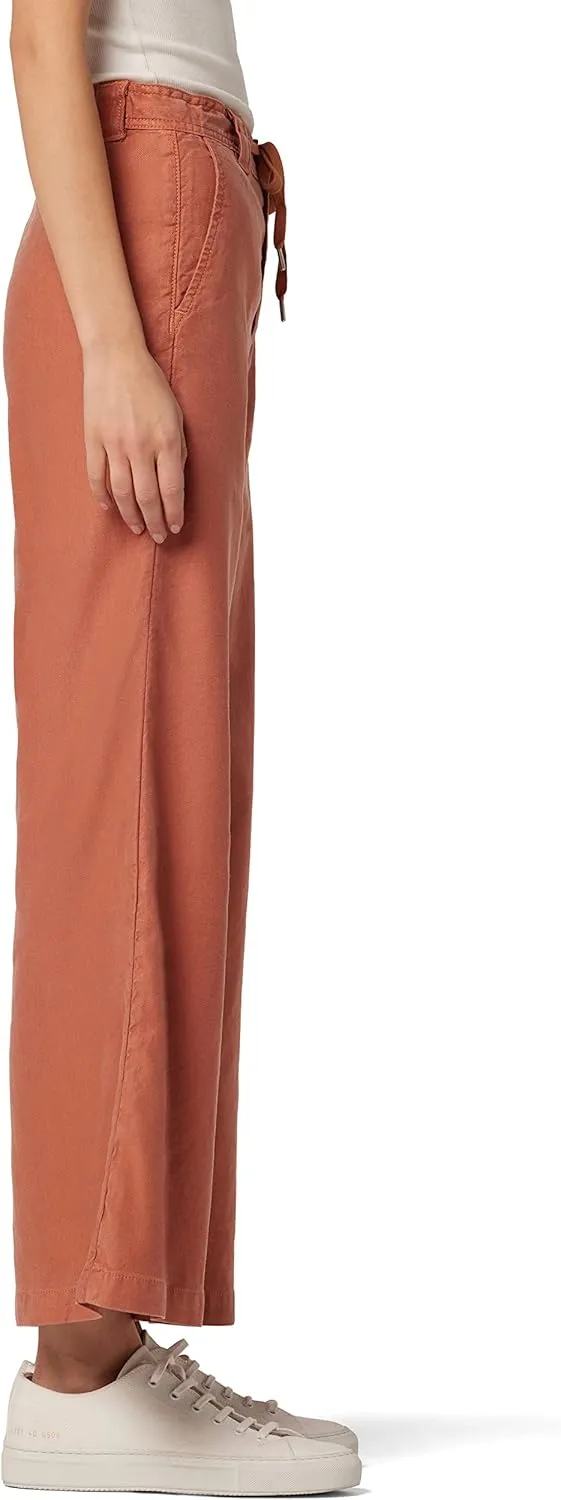HUDSON Women's Wide Leg Paper Bag Trouser Pant