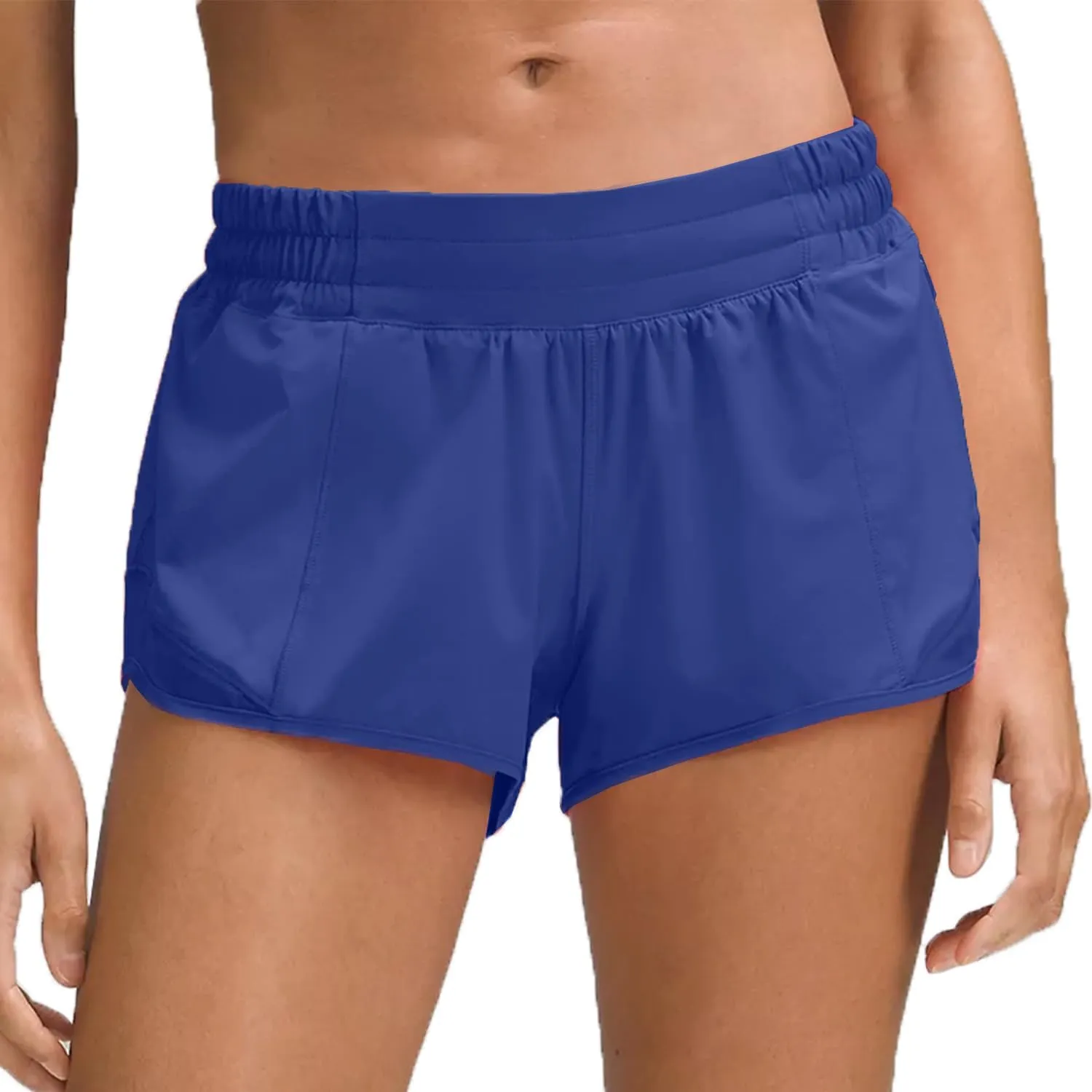 Husnainna Athletic Running Shorts for Women 2.5'' with Zipper Pockets and Mesh Liner Yoga Gym Workout