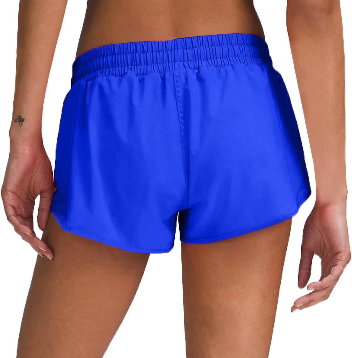 Husnainna Athletic Running Shorts for Women 2.5'' with Zipper Pockets and Mesh Liner Yoga Gym Workout