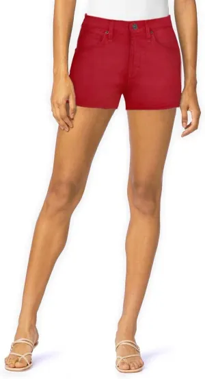 Hybrid & Company Womens Super Comfy 3 inch Inseam Butt Lifting Stretch Twill/Denim Shorts