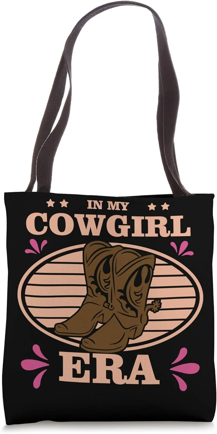 In My Cowgirl Era Country Western Aesthetic Gift Tote Bag