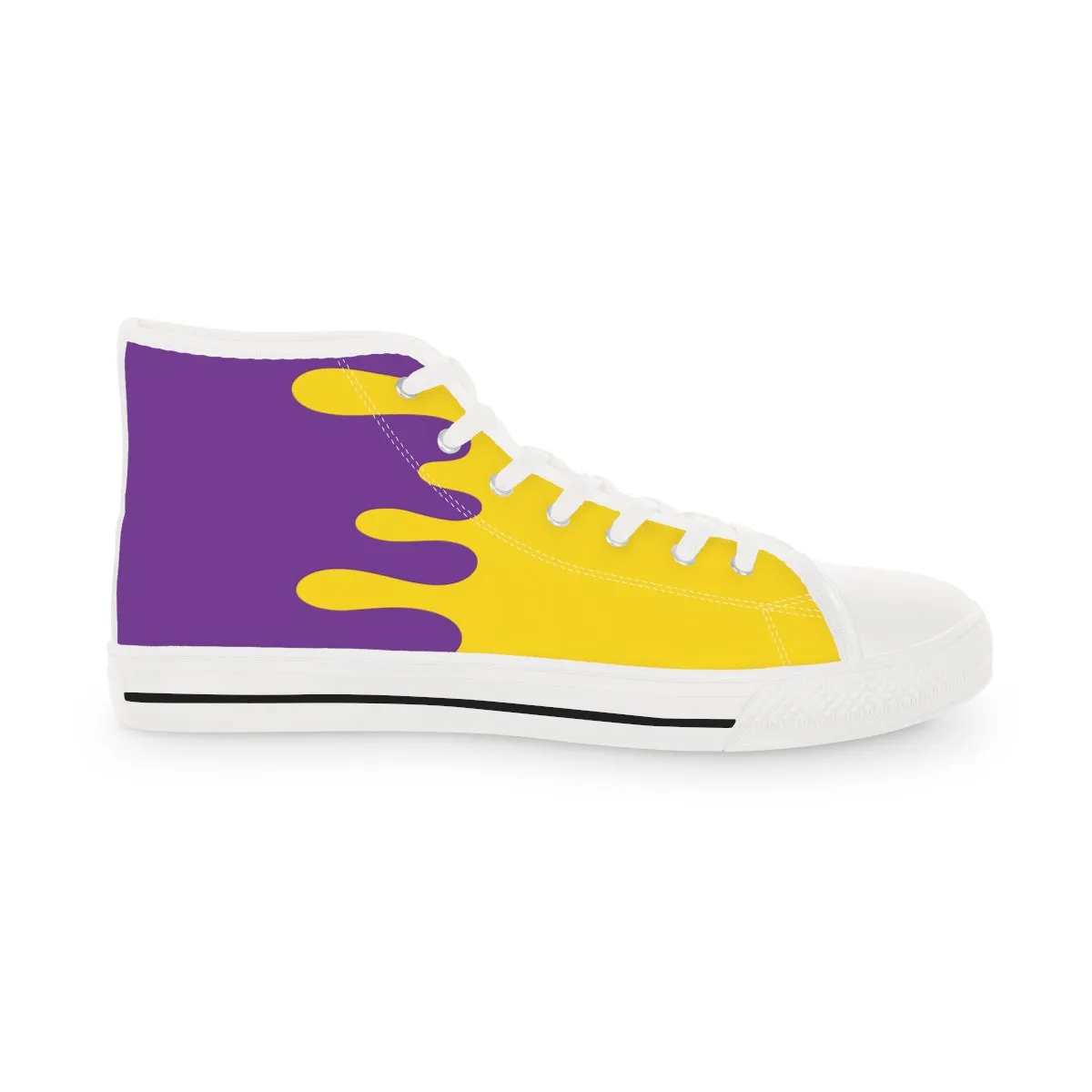 Intersexual Drip Rainbow Flag LGBTQ High Top Sneakers Unisex Size
