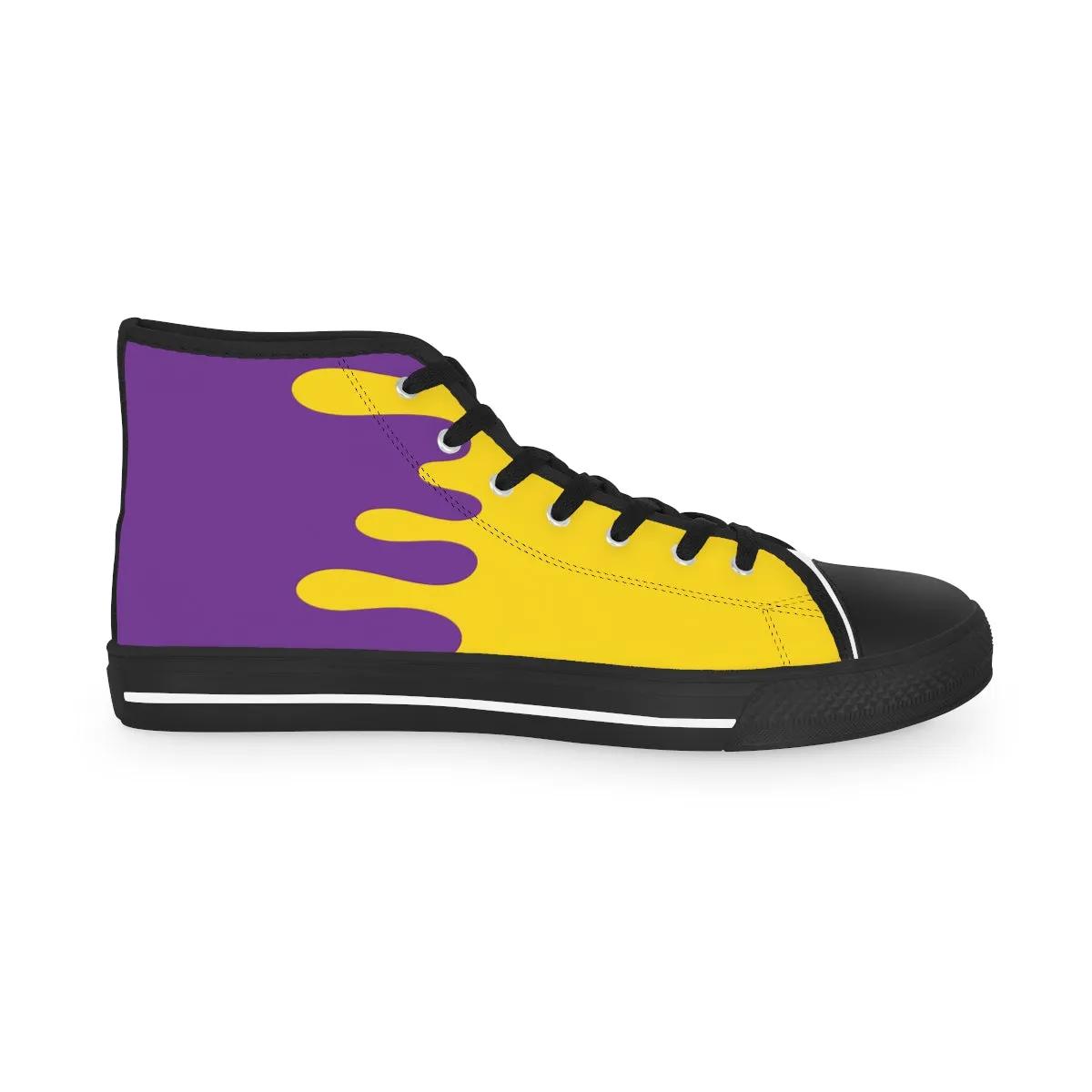 Intersexual Drip Rainbow Flag LGBTQ High Top Sneakers Unisex Size