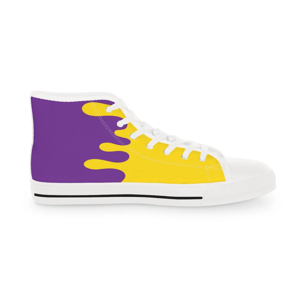 Intersexual Drip Rainbow Flag LGBTQ High Top Sneakers Unisex Size