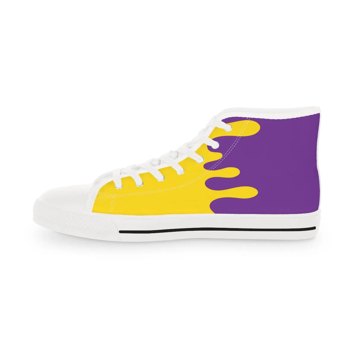 Intersexual Drip Rainbow Flag LGBTQ High Top Sneakers Unisex Size