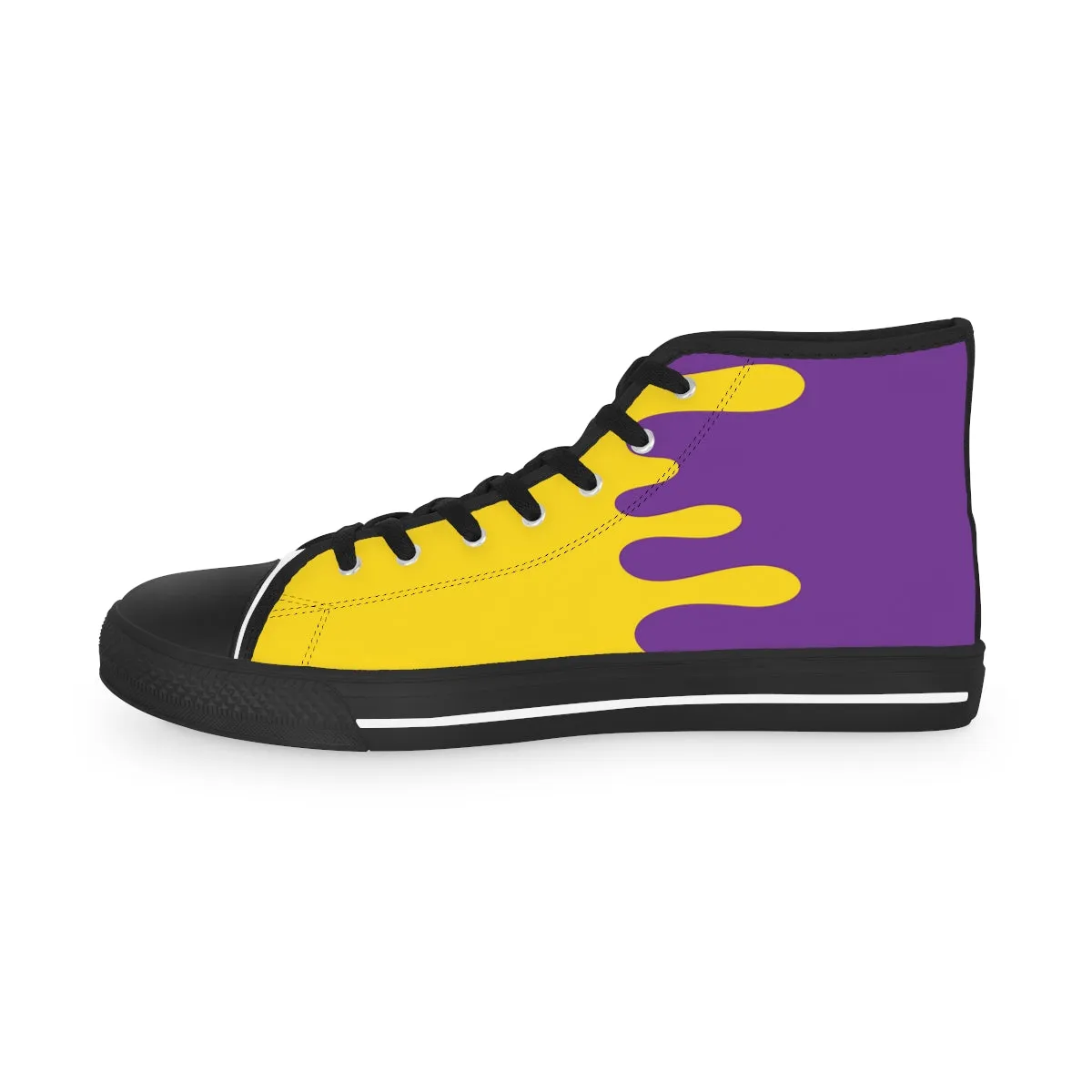 Intersexual Drip Rainbow Flag LGBTQ High Top Sneakers Unisex Size