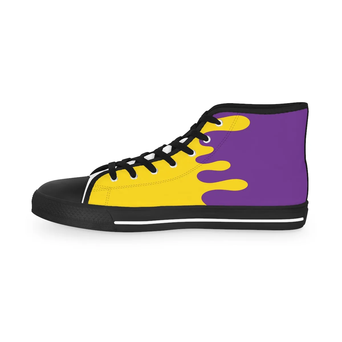 Intersexual Drip Rainbow Flag LGBTQ High Top Sneakers Unisex Size