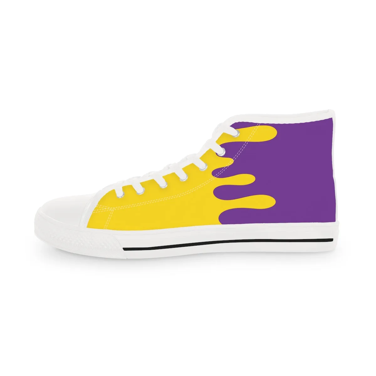 Intersexual Drip Rainbow Flag LGBTQ High Top Sneakers Unisex Size