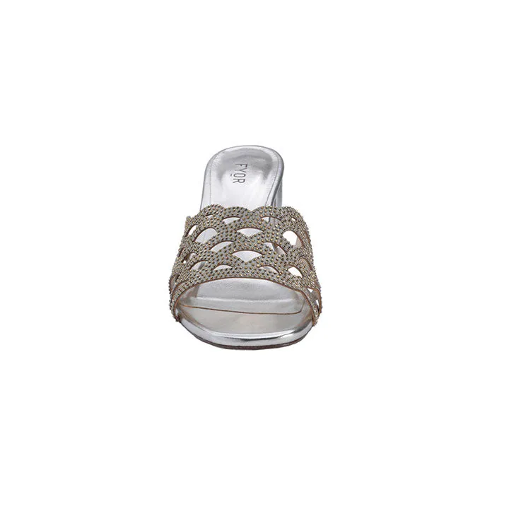 Laser Cut Diamante Box Heeled BCR 004