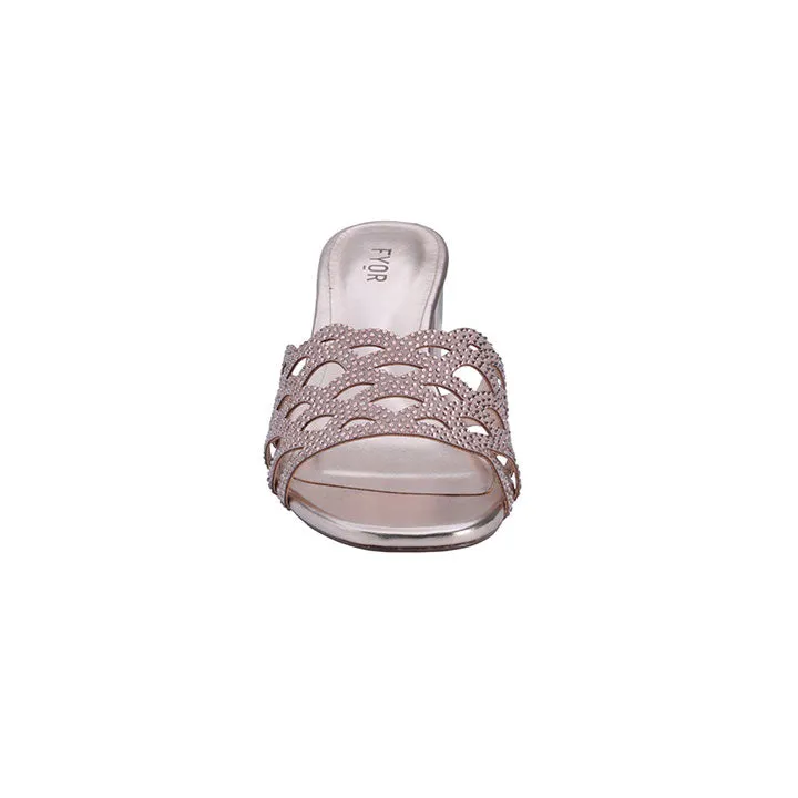 Laser Cut Diamante Box Heeled BCR 004