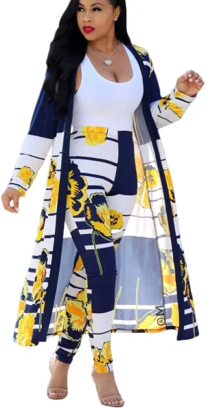 Long Cardigan for Women Lightweight Open Front Jacket Coat Outwear