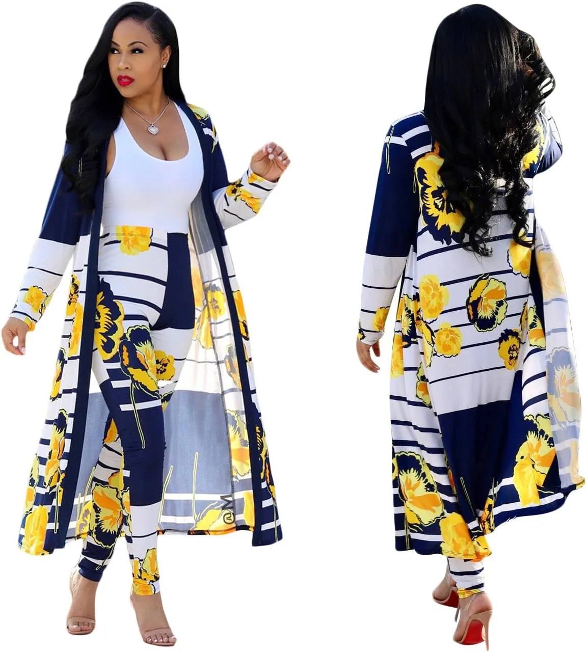 Long Cardigan for Women Lightweight Open Front Jacket Coat Outwear