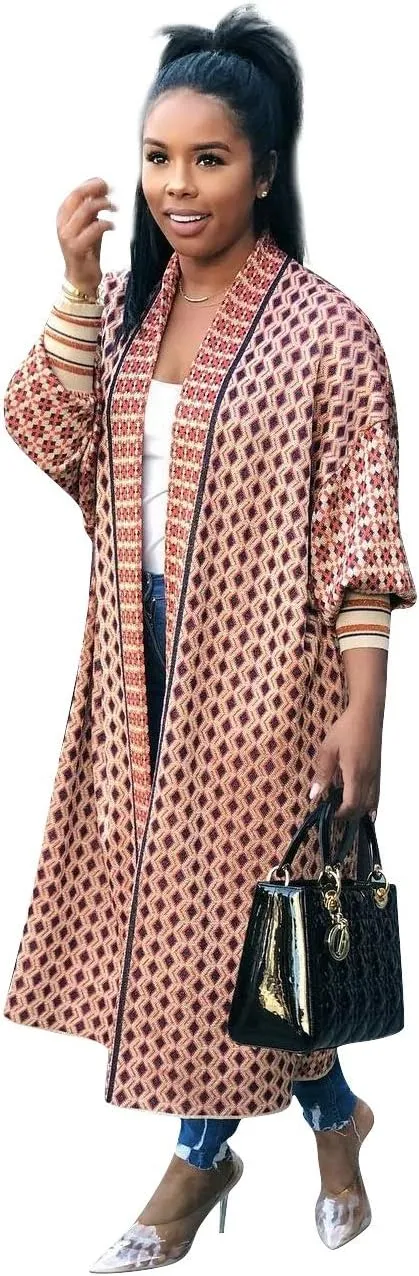 Long Cardigan for Women Lightweight Open Front Jacket Coat Outwear