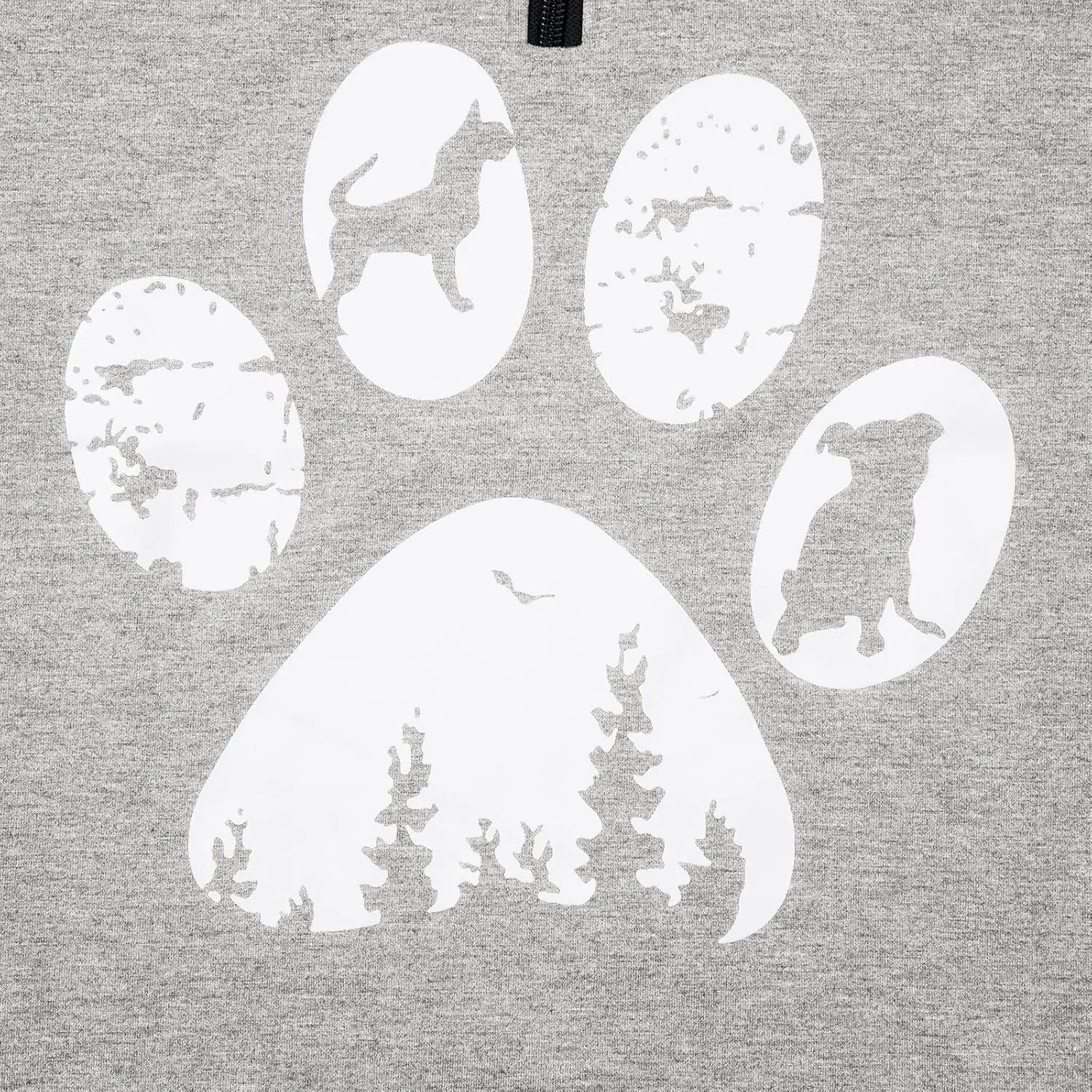 LOTUCY Dog Mom Sweatshirts Women Funny Dog Paw Graphic Shirts Mom Life Casual Long Sleeve Pullover Tops