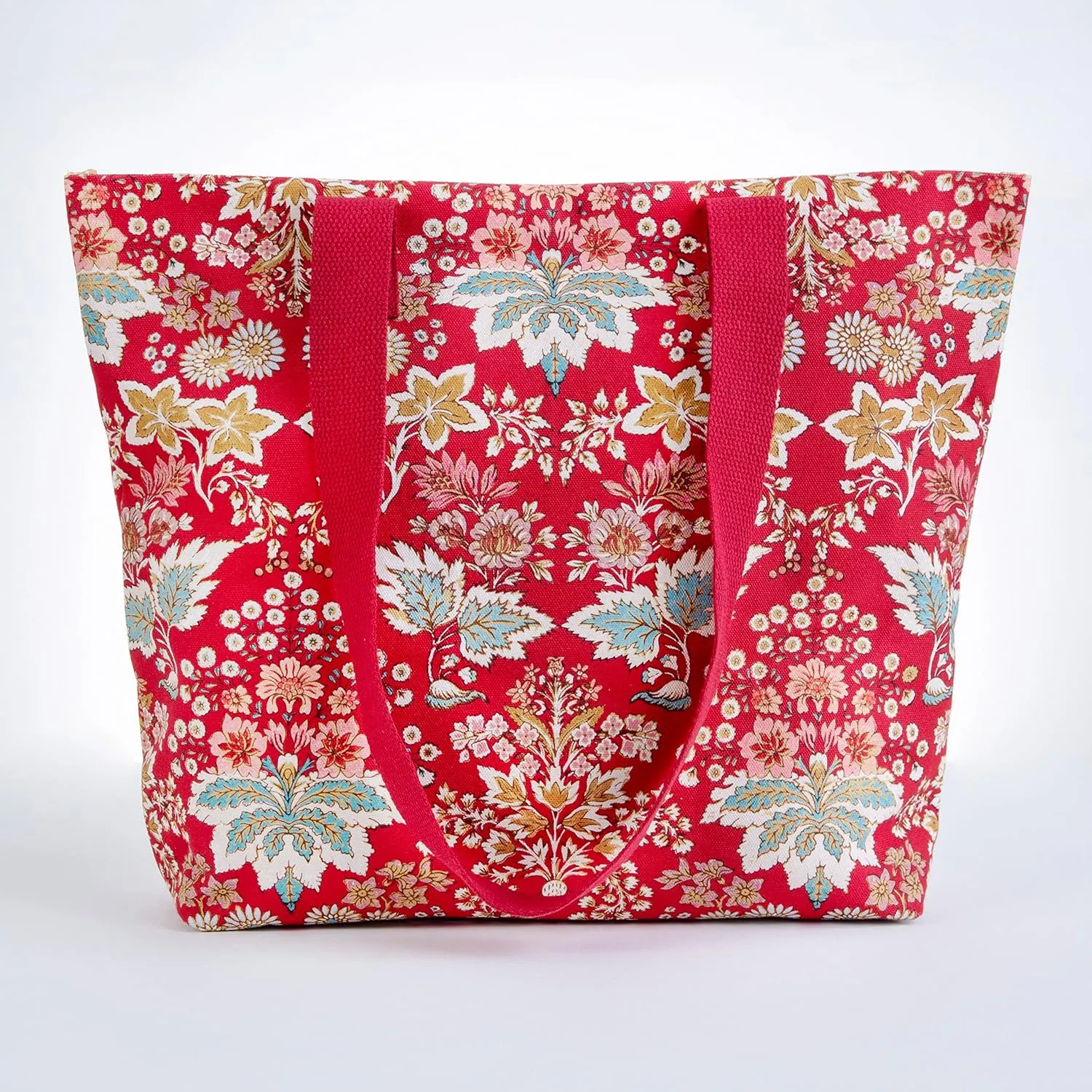 Maison d' Hermine Canvas Tote Bag for Women Cotton Canvas Reusable Shoulder Grocery Bags Bulk with Handle for Shopping Travel