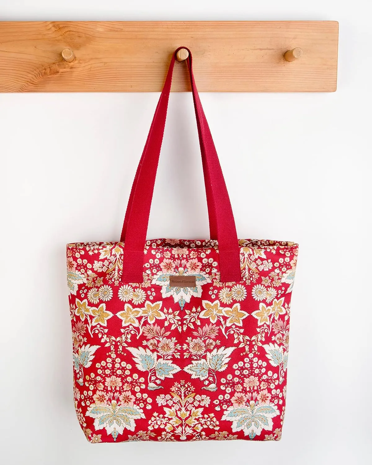 Maison d' Hermine Canvas Tote Bag for Women Cotton Canvas Reusable Shoulder Grocery Bags Bulk with Handle for Shopping Travel