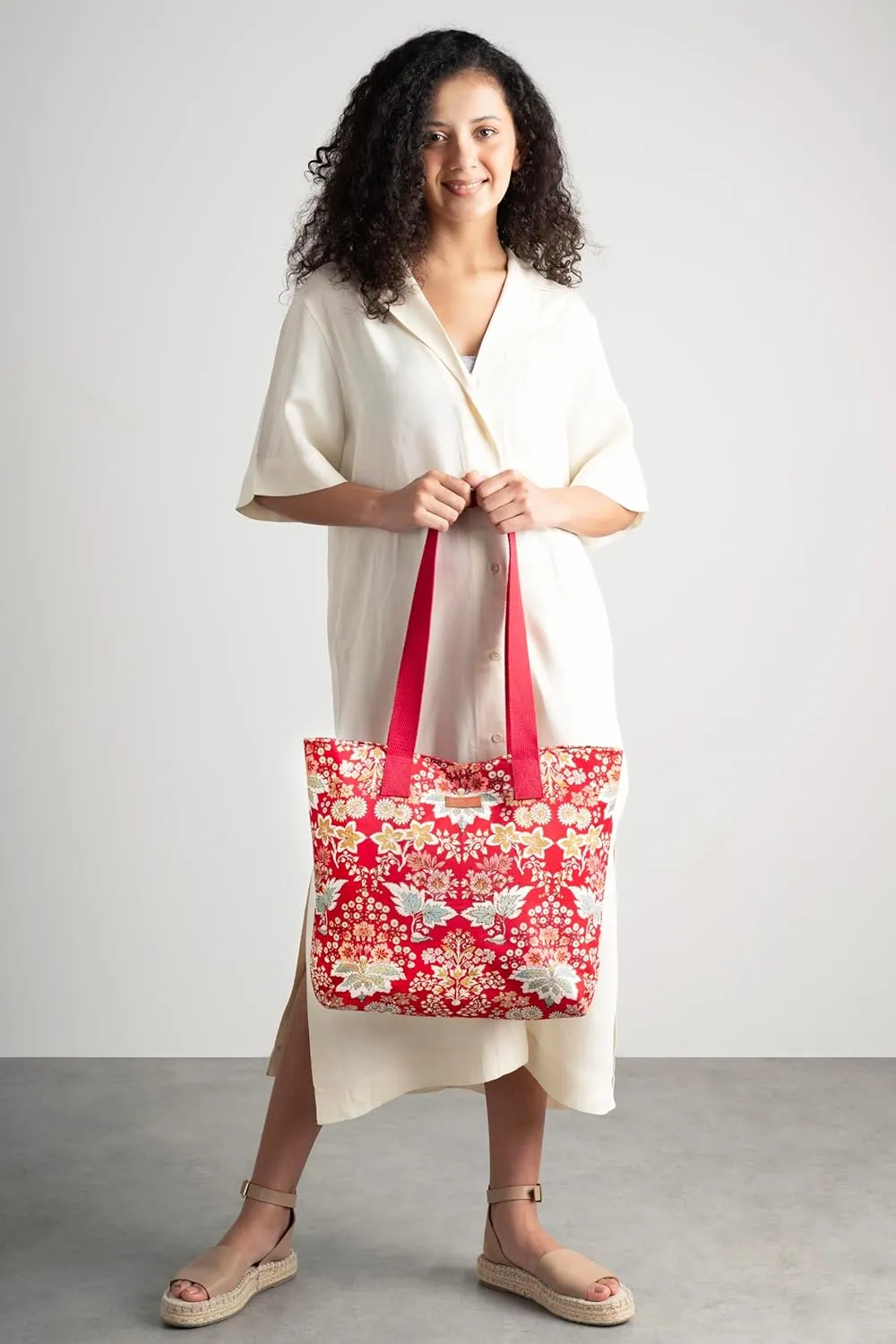 Maison d' Hermine Canvas Tote Bag for Women Cotton Canvas Reusable Shoulder Grocery Bags Bulk with Handle for Shopping Travel