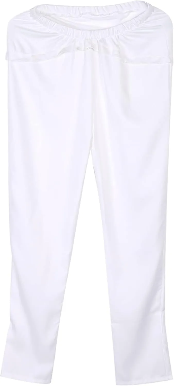 Maternity Pants Pregnant Women High Waist Work Office Straight Leg Pants Trousers