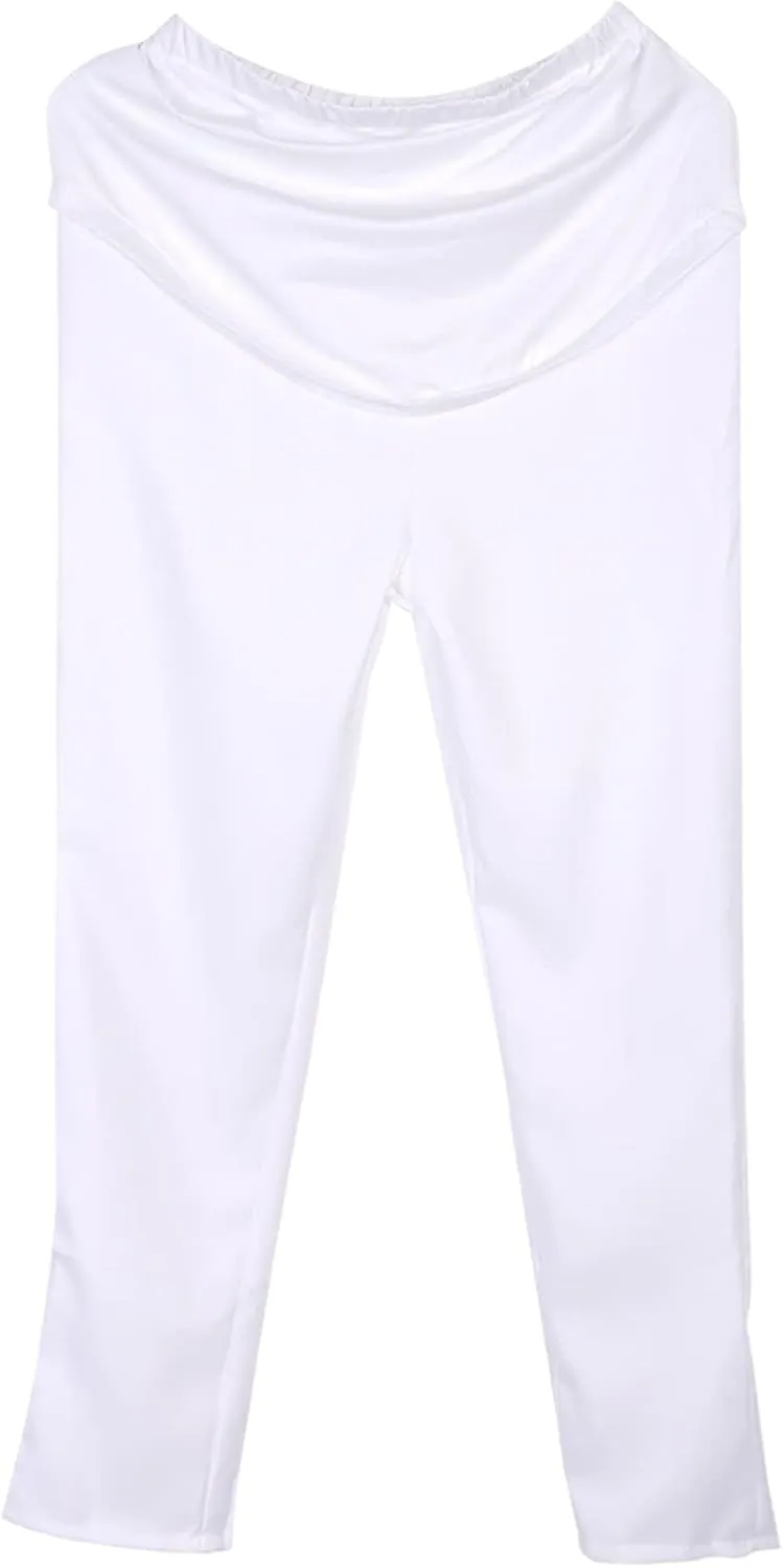 Maternity Pants Pregnant Women High Waist Work Office Straight Leg Pants Trousers