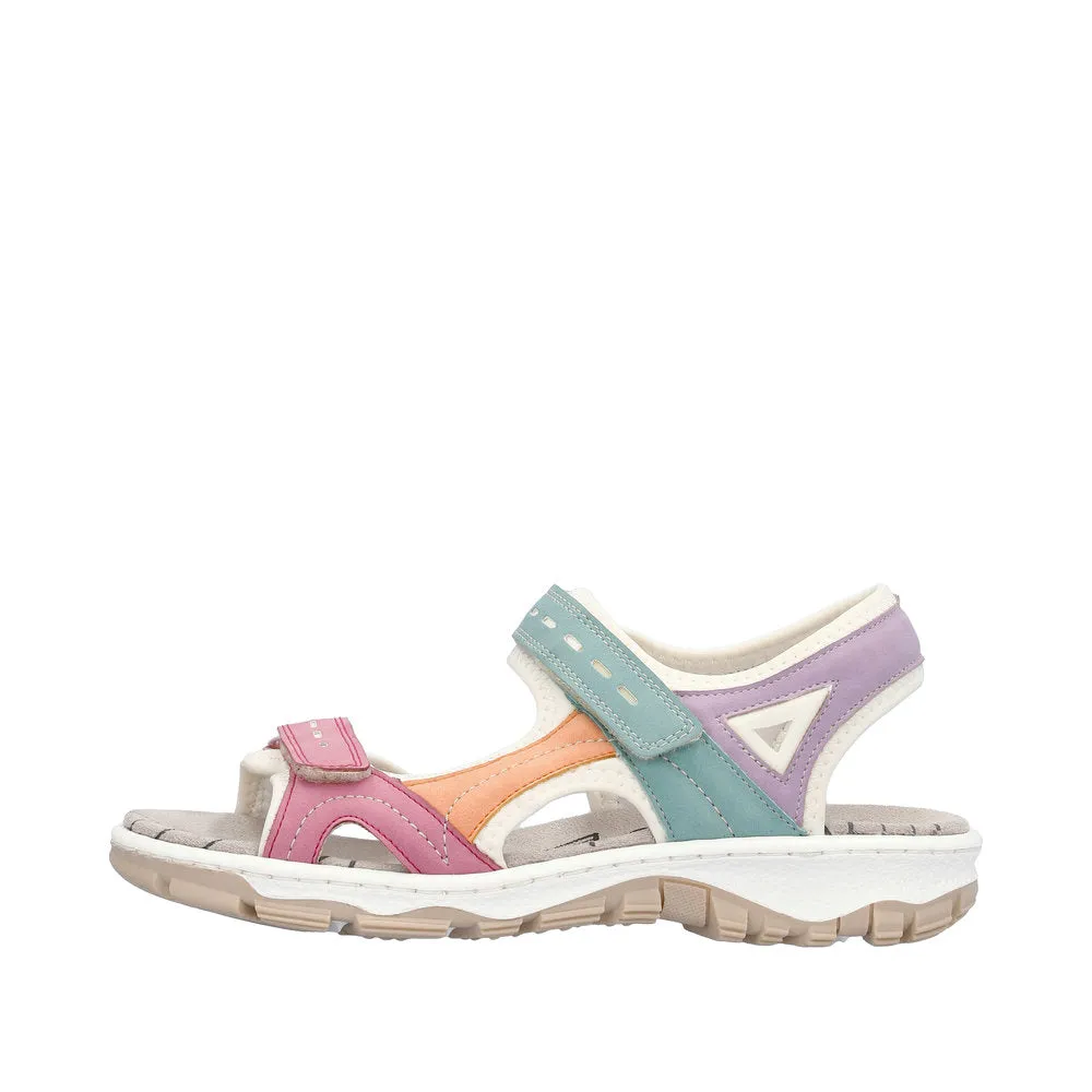 Multicolour Velcro Sandal - Multicolour