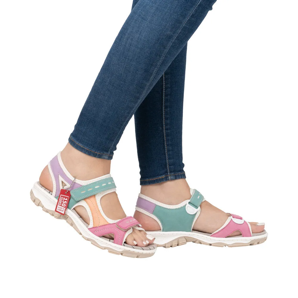 Multicolour Velcro Sandal - Multicolour