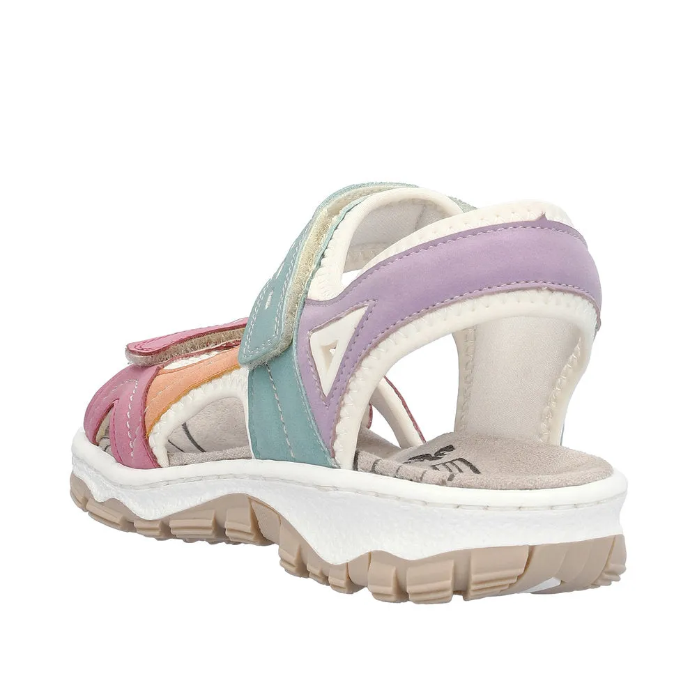 Multicolour Velcro Sandal - Multicolour