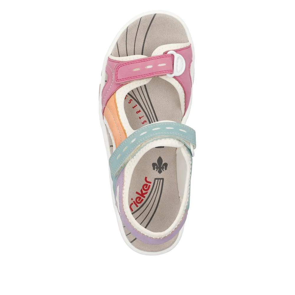 Multicolour Velcro Sandal - Multicolour