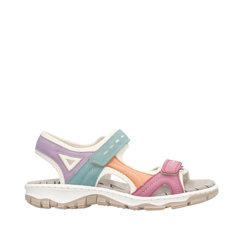 Multicolour Velcro Sandal - Multicolour