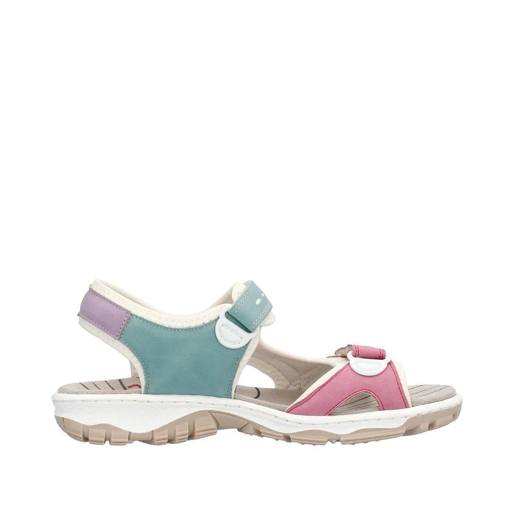 Multicolour Velcro Sandal - Multicolour