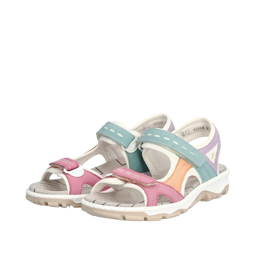 Multicolour Velcro Sandal - Multicolour