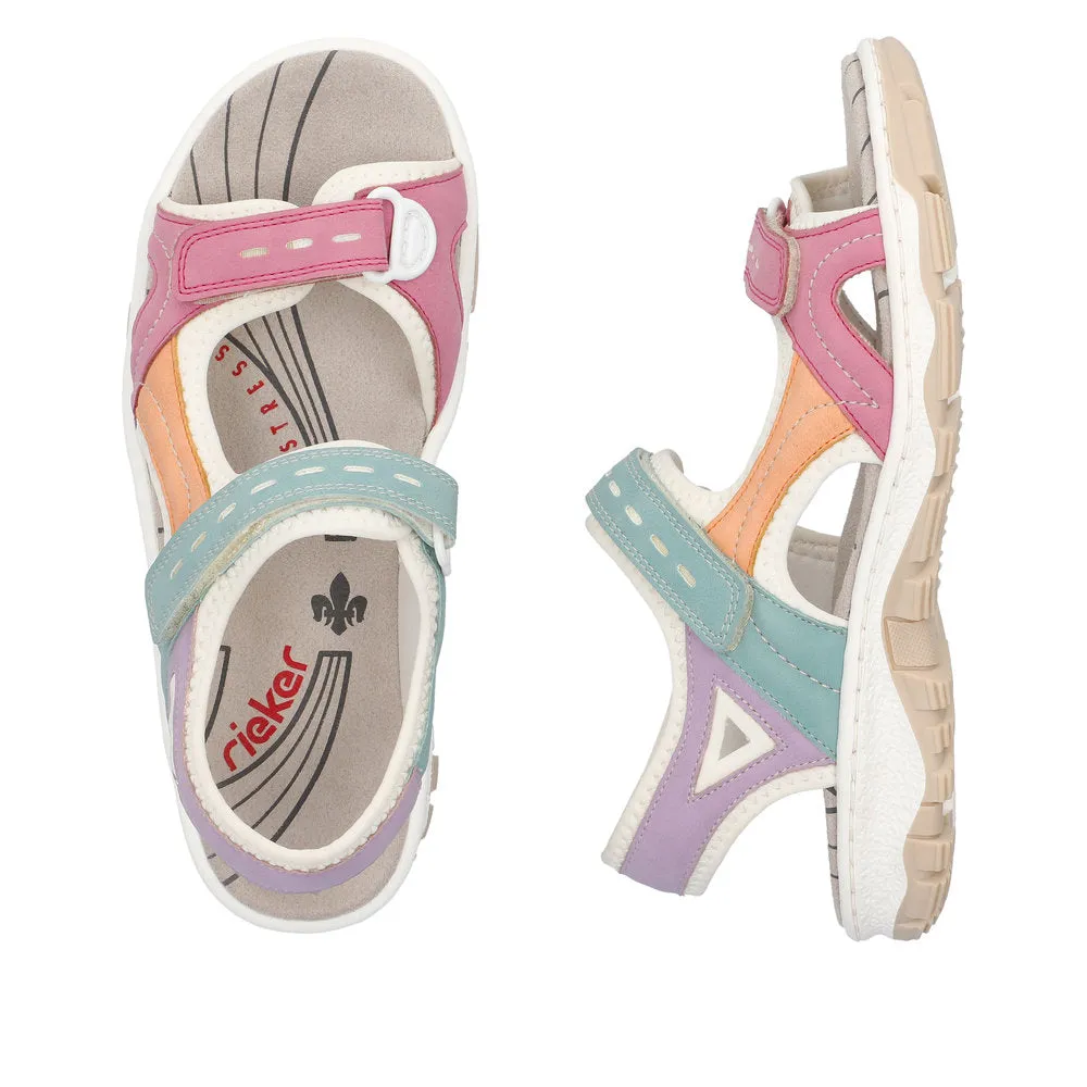 Multicolour Velcro Sandal - Multicolour