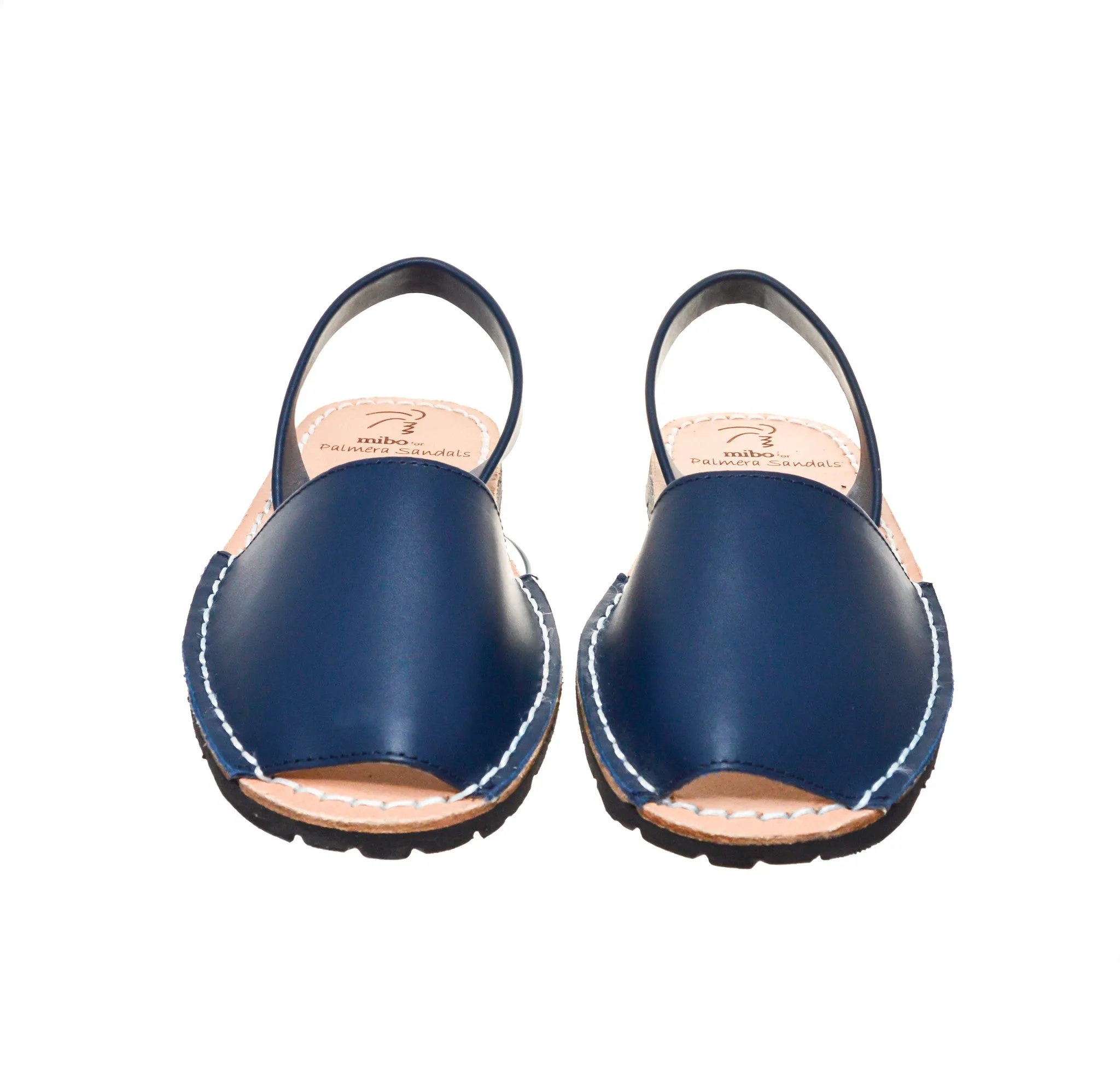 Navy Leather Mini
