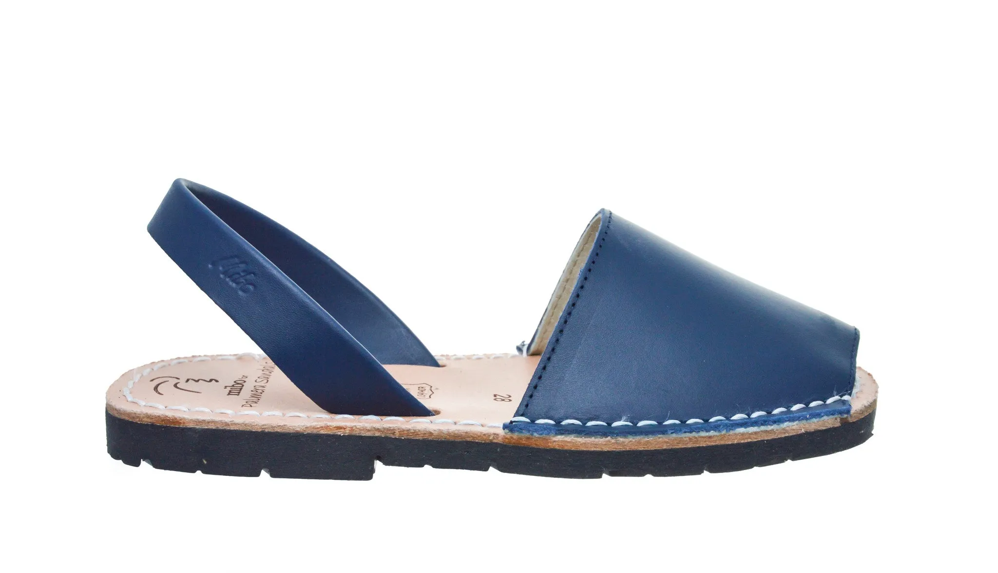 Navy Leather Mini