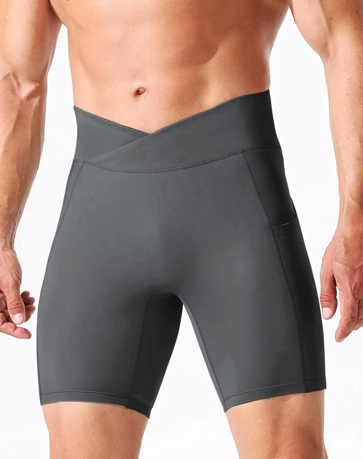 NELEUS Men's Compression Short with Pocket Dry Fit Yoga Running Shorts Pack of 3