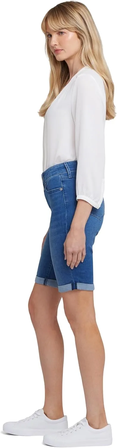 NYDJ Women's Briella Roll Cuff Jean Long Slimming Denim Shorts