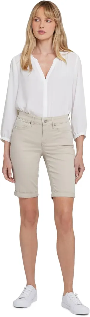 NYDJ Women's Briella Roll Cuff Jean Long Slimming Denim Shorts