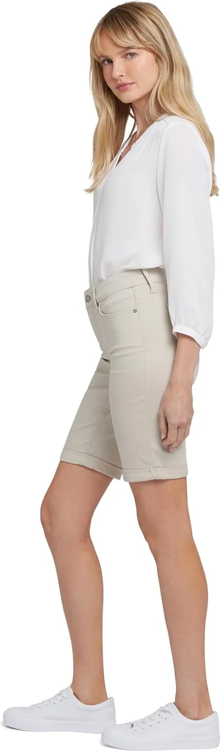NYDJ Women's Briella Roll Cuff Jean Long Slimming Denim Shorts