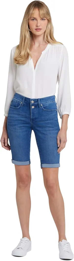 NYDJ Women's Briella Roll Cuff Jean Long Slimming Denim Shorts