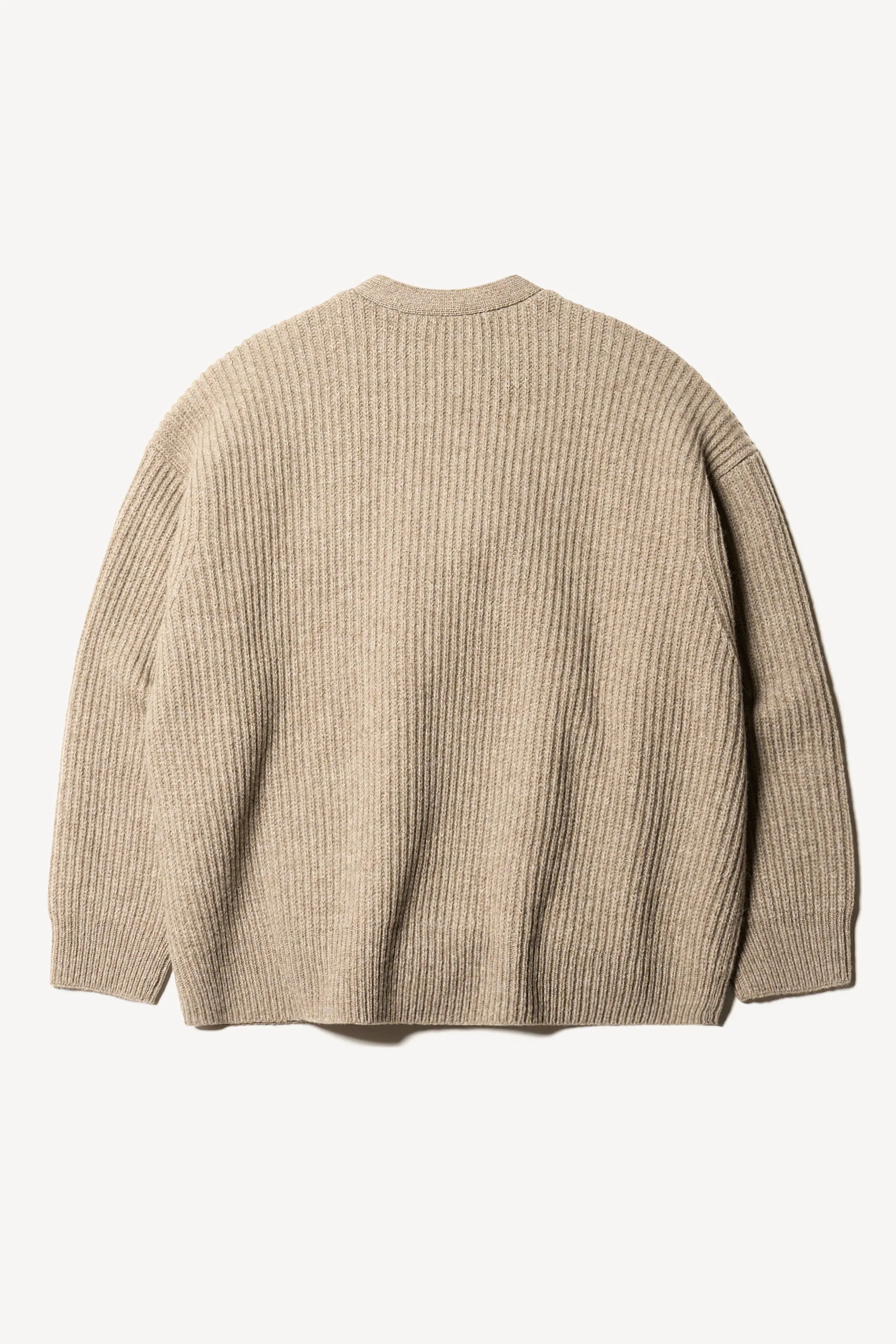 Pause Ribbed Cardigan Taupe