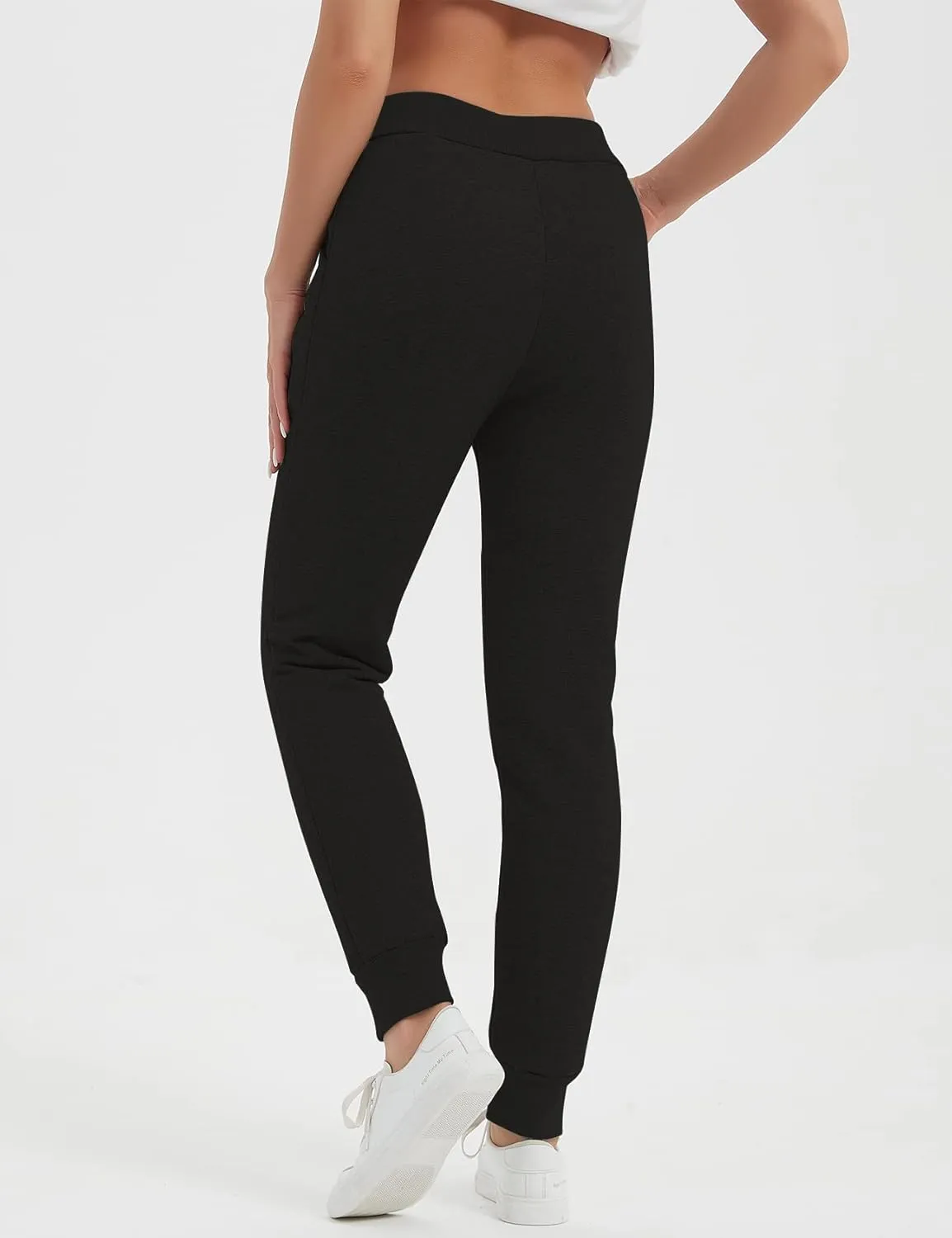 PEHMEA Women's Sherpa Lined Sweatpants Winter Athletic Jogger Fleece Pants
