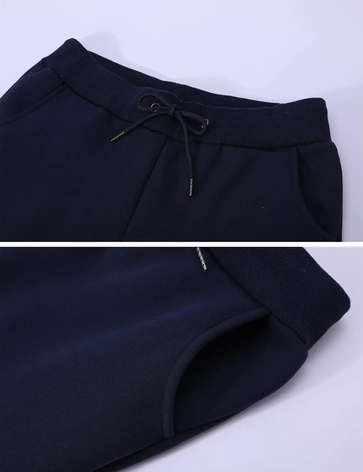 PEHMEA Women's Sherpa Lined Sweatpants Winter Athletic Jogger Fleece Pants
