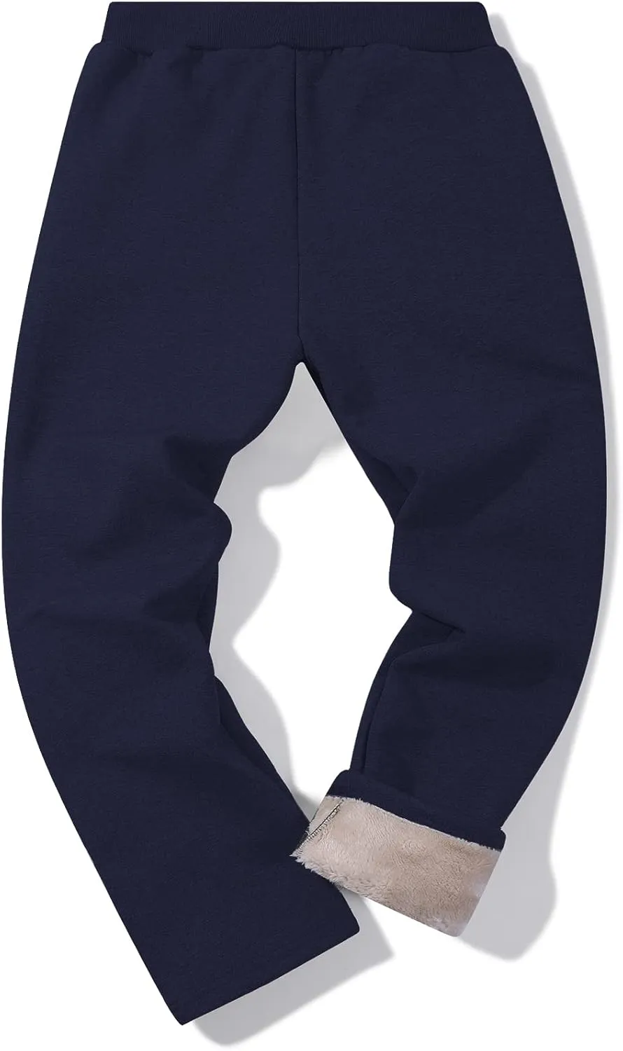 PEHMEA Women's Sherpa Lined Sweatpants Winter Athletic Jogger Fleece Pants