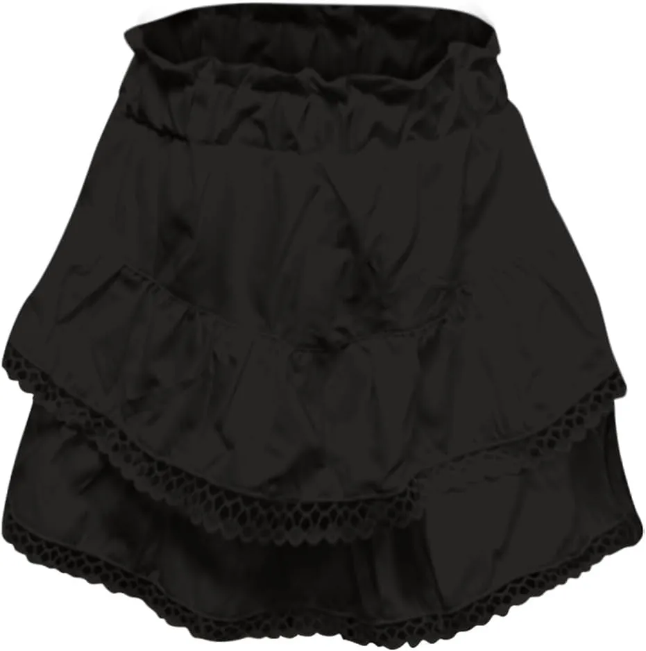 Pleated Skirts for Women Cute High Waist Ruffle Mini Skirt Layered Ruffle Flared Flowy Swing Beach Mini Short Skirt