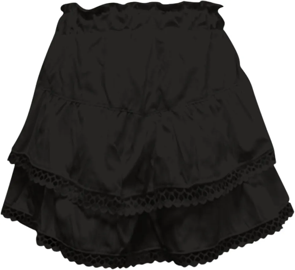 Pleated Skirts for Women Cute High Waist Ruffle Mini Skirt Layered Ruffle Flared Flowy Swing Beach Mini Short Skirt