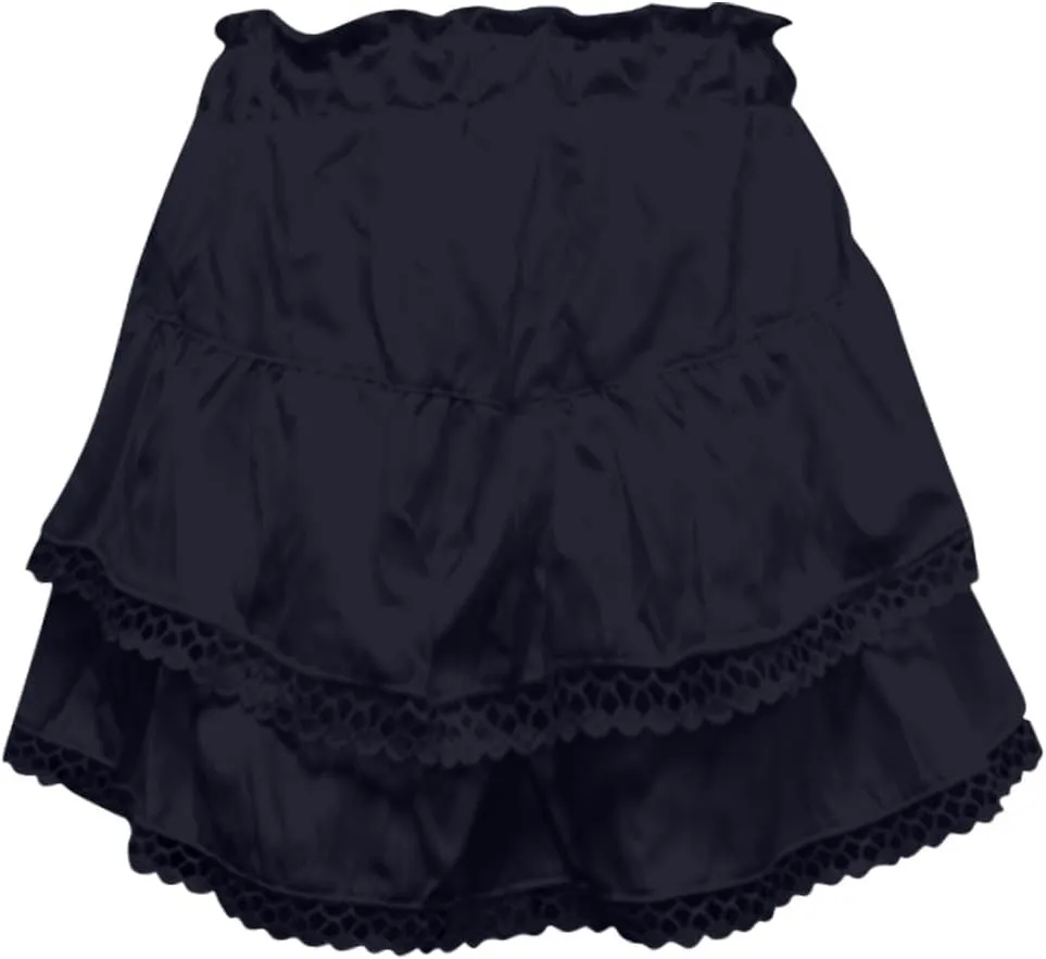 Pleated Skirts for Women Cute High Waist Ruffle Mini Skirt Layered Ruffle Flared Flowy Swing Beach Mini Short Skirt