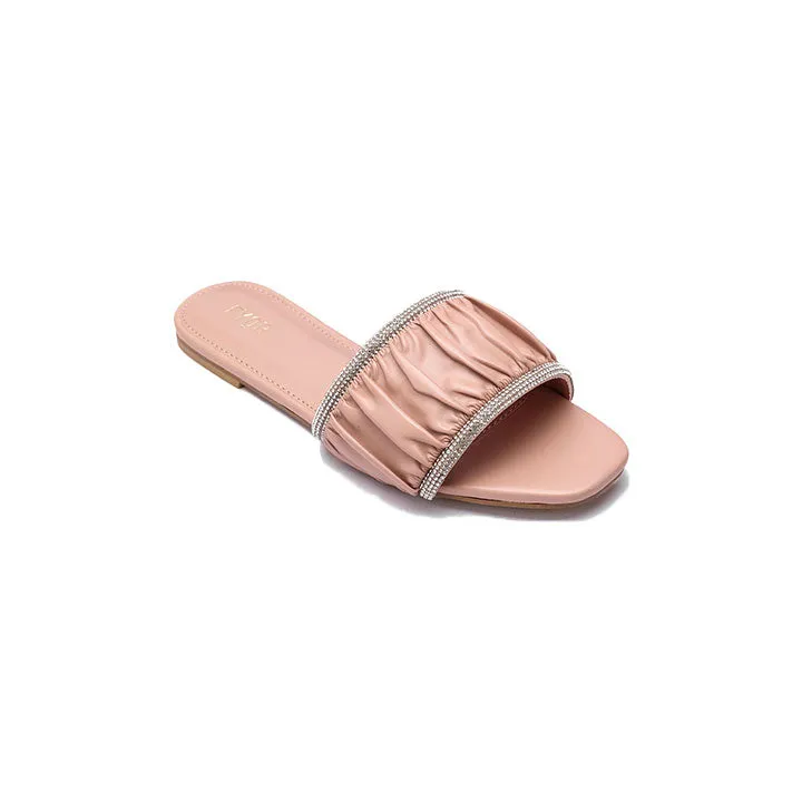 Ruched Embellished Flat MY 243