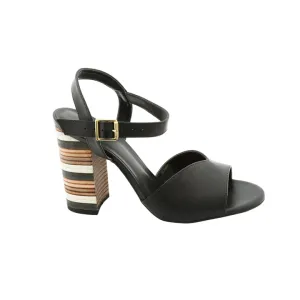 Sling Back High Block Heeled BCM 096