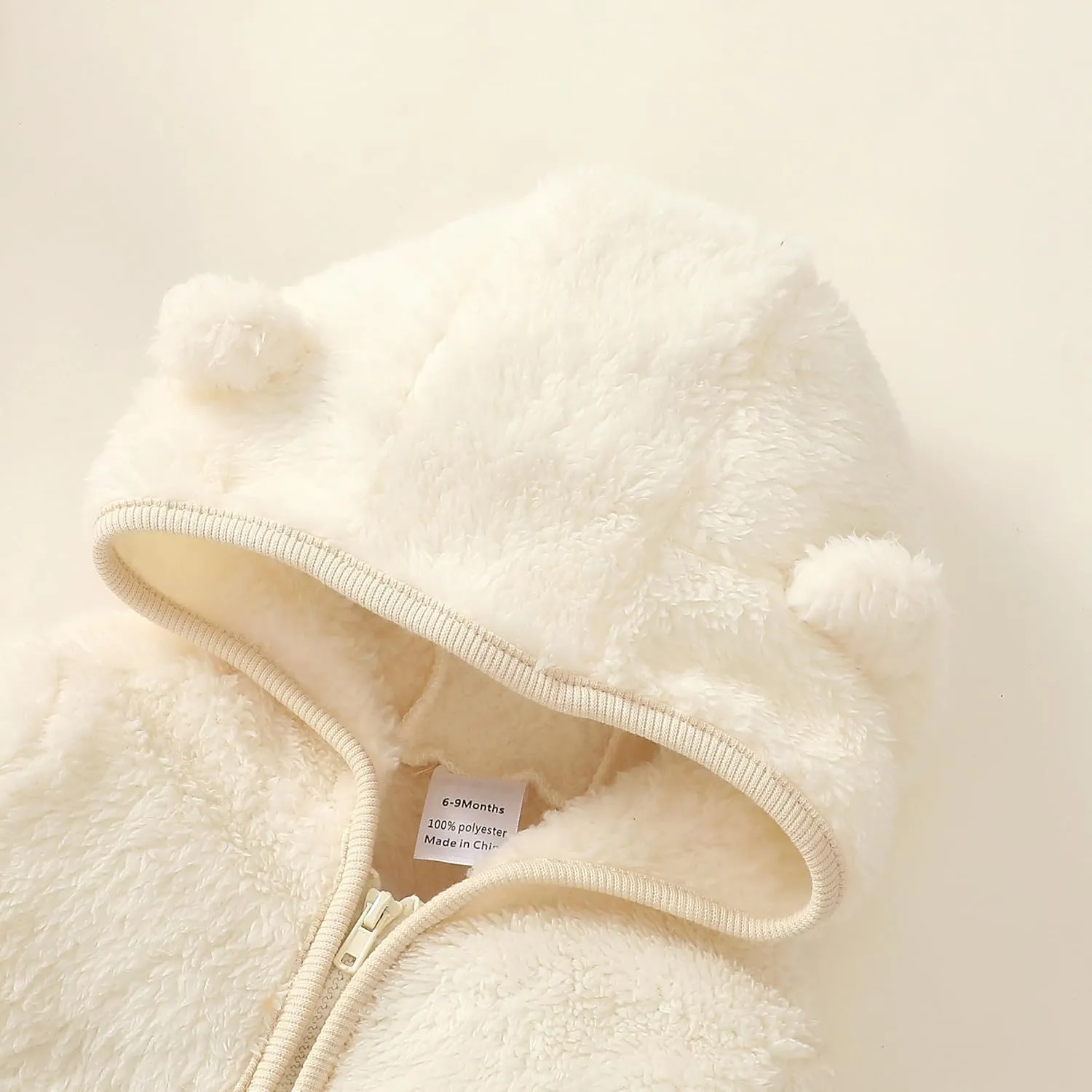 SOBOWO Winter Clothes for Baby Boy Girl Fleece Zip up Hoodie Jacket Coat Ear Warm Sweatshirt Pants Outwear Toddler Outfits
