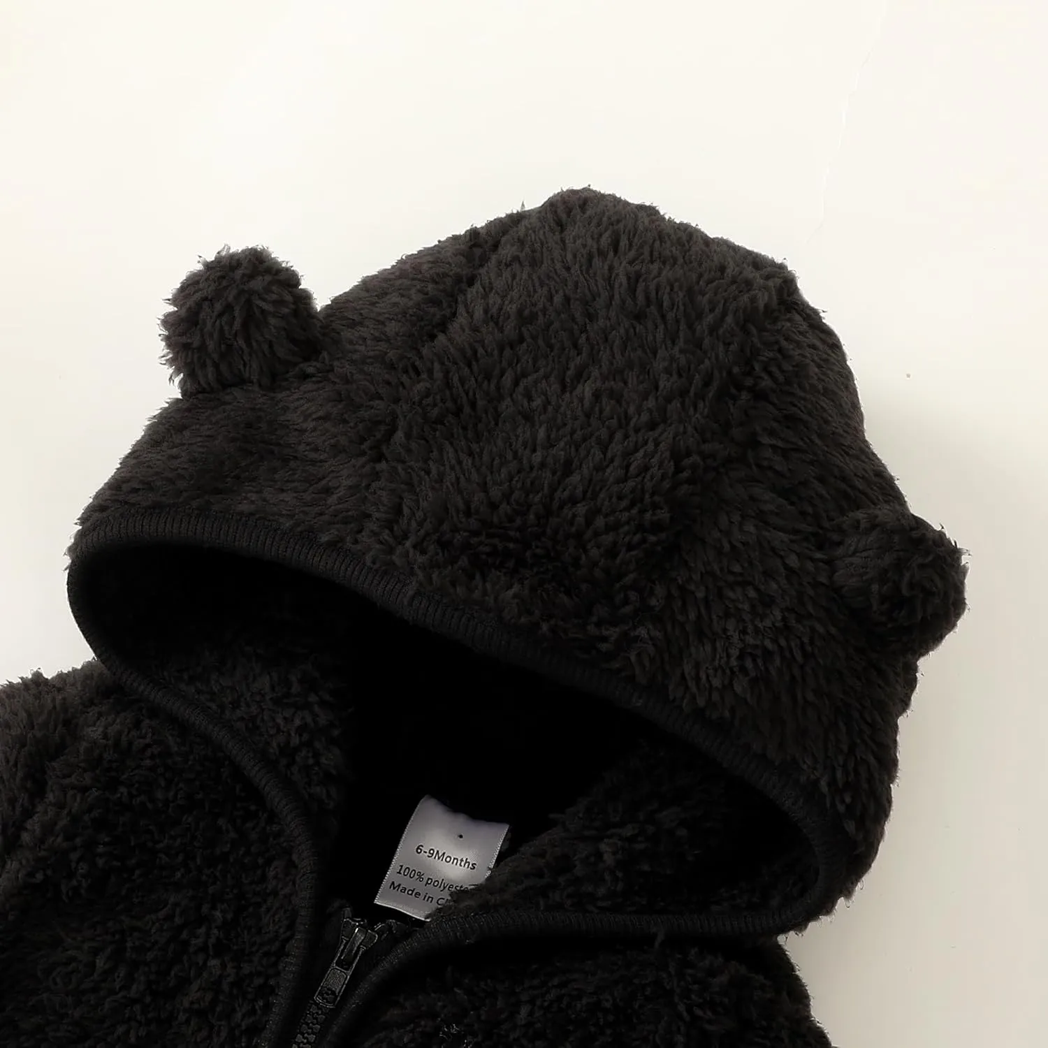 SOBOWO Winter Clothes for Baby Boy Girl Fleece Zip up Hoodie Jacket Coat Ear Warm Sweatshirt Pants Outwear Toddler Outfits