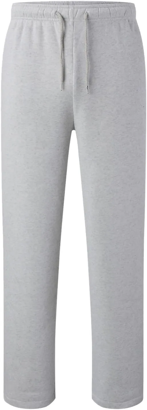 Sweatpants for Women Baggy Drawstring Elastic Waisted Straight Wide Leg Lounge Pants Open Bottom Athletic Joggers Trousers
